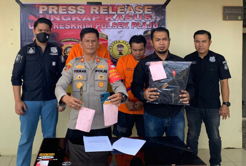 Polisi Ringkus Dua Pria  yang Todong Karyawan PT PNM Palembang