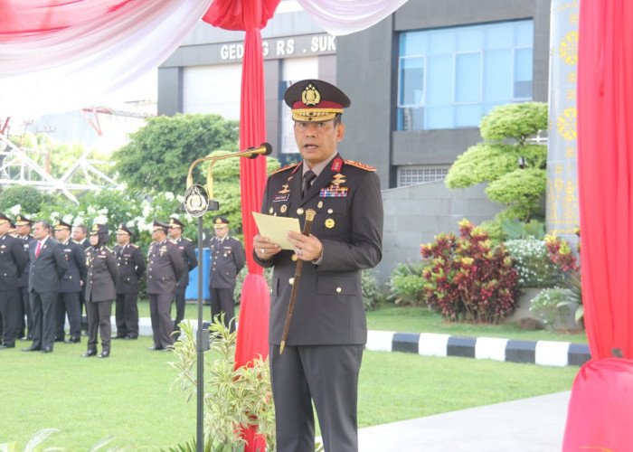 Pimpin Upacara Peringatan Hari Lahir Pancasila, Kapolda Sumsel: Teguhkan Komitmen Terhadap Ideologi Bangsa