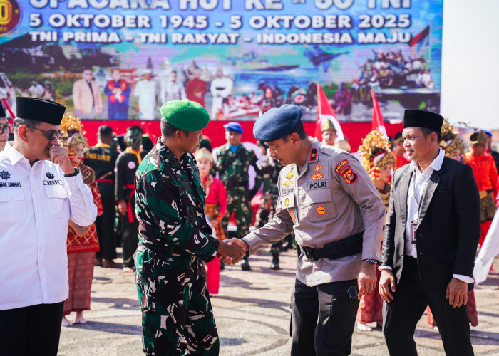 HUT TNI ke-80, Polda Sumsel Tegaskan Komitmen Jaga Keamanan dan Keutuhan NKRI