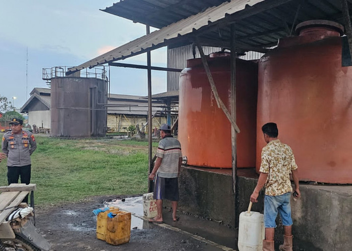Desa di Air Sugihan OKI Kekeringan, Polsek Gandeng Perusahaan Sediakan Air Bersih