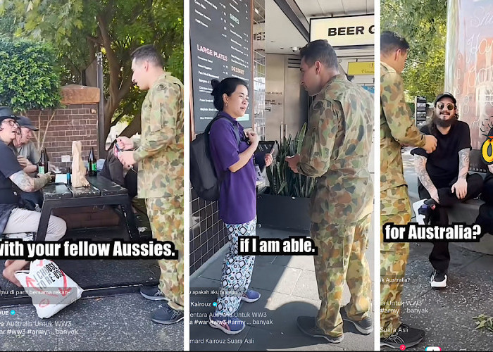 Komedian Australia Nyamar Jadi Tentara, Ajak Warga Gabung Militer Bela Ukraina, Ini Jawaban Warga Aussie? 