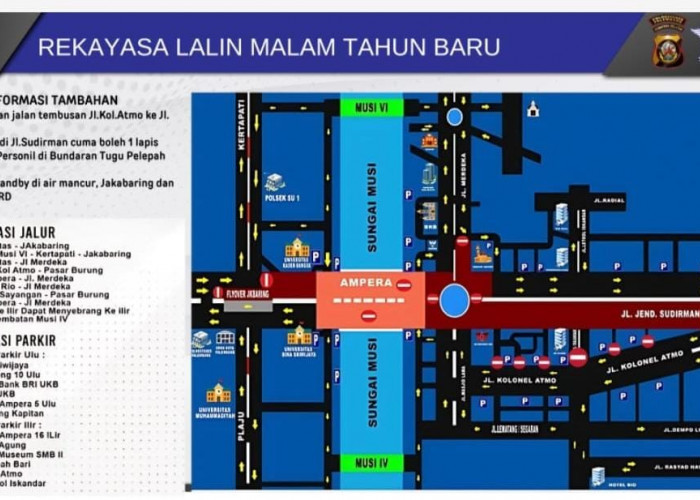 Rekayasa Lalulintas Malam Tahun Baru, Berikut Rutenya, Antisipasi Kemacetan dan Kepadatan Kendaraan 