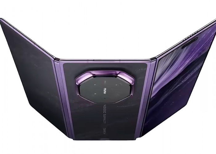 Akhirnya HP Lipat Tiga Huawei Rilis, Mekanisme Lipat Mirip dengan Samsung Galaxy Z Flip 