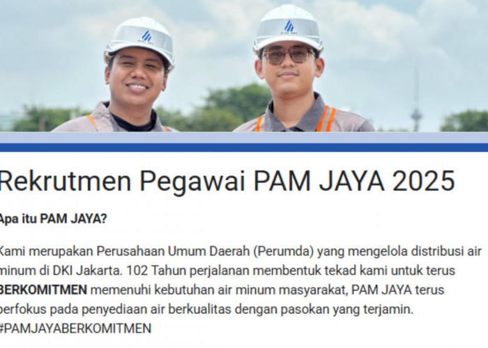 Peluang Karier Terbaru: Lowongan Kerja Gratis di BUMD PAM Jaya dan PT APP Purinusa, Daftar Sekarang!