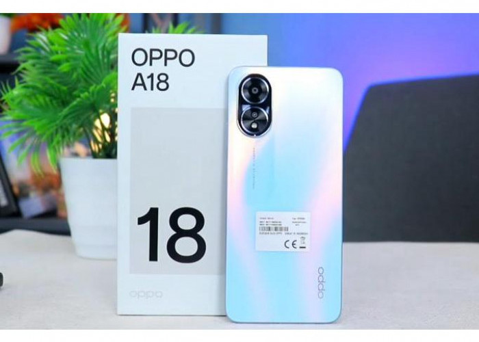 Spesifikasi Lengkap OPPO A18 2024, Dibekali Baterai Jumbo 5000mAh dan chipset MediaTek Helio G85