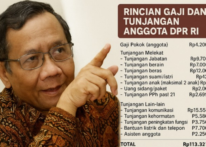 Mahfud MD Komentar Soal Kontroversi Gaji dan Tunjangan Anggota DPR RI, Bisa Tembus Miliaran Rupiah