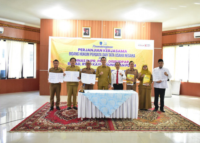 Pemkab - Kejari OKI Teken MOU Bidang Datun, Hapus Keraguan OPD Jalankan Program Pembangunan