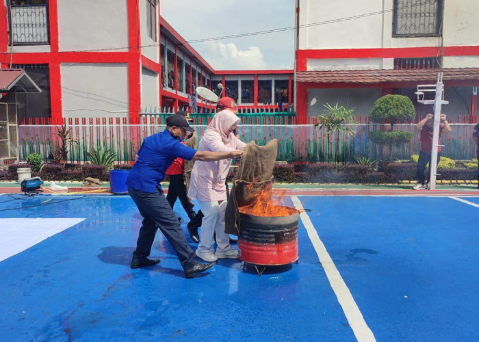 Kanwil Kemenkumham Sumsel Gelar Sosialisasi Penanggulangan Kebakaran di Lapas Kelas IIA Lubuk Linggau