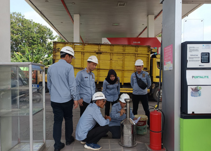 Puluhan SPBU di Kabupaten OKI Dilakukan Pengawasan Jelang Hari Raya Idulfitri 