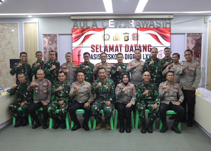 Kunjungan Tim Seskoad ke Polrestabes Palembang, Perkuat Sinergi Penanggulangan Karhutla