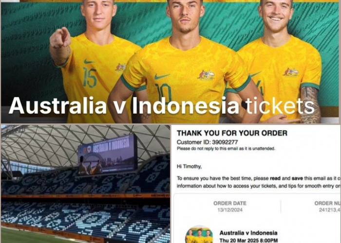 Membludak, Suporter Indonesia Serbu Laga Australia v Indonesia di Sydney Stadium, Tiket Melebihi Kuota 