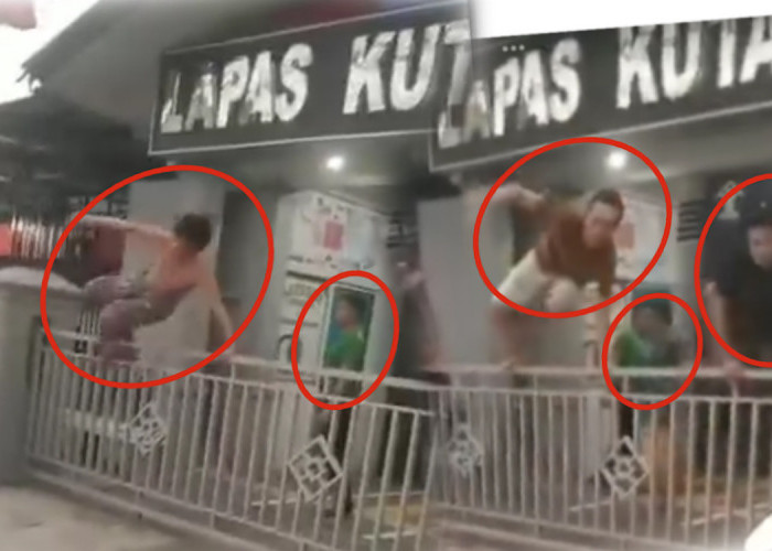 Viral, 40 Napi Lari Lompat Pagar Dari Depan Kantor Lapas Kutacane, Mereka Menolak Buka Puasa di Penjara 