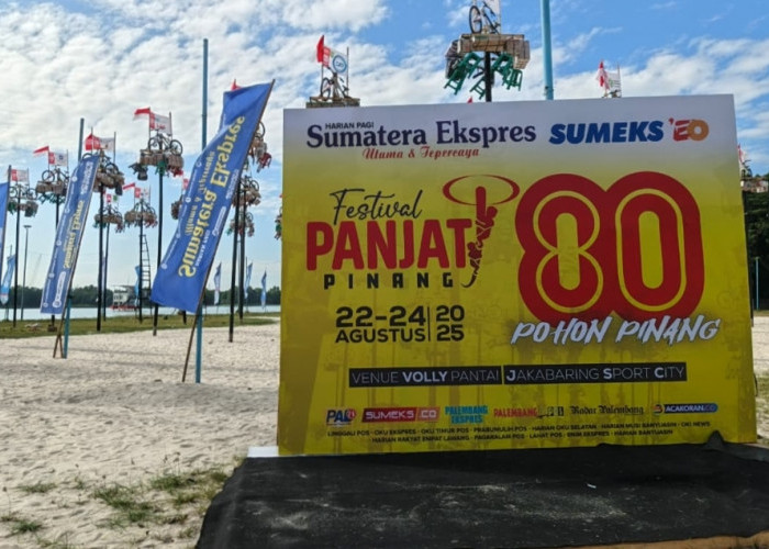 Semarak HUT RI ke-80, Sumatera Ekspres Group Gelar Aneka Lomba dan Festival Panjat Pinang