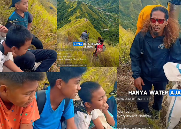Hilang Style Pendaki Gunung Senior Lihat Bocil-bocil Sandal Jepit Sudah Ramai di Puncak 