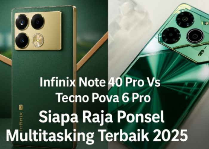 Tecno Pova 6 Pro vs Infinix Note 40 Pro, Siapa Raja Ponsel Multitasking Terbaik 2025?