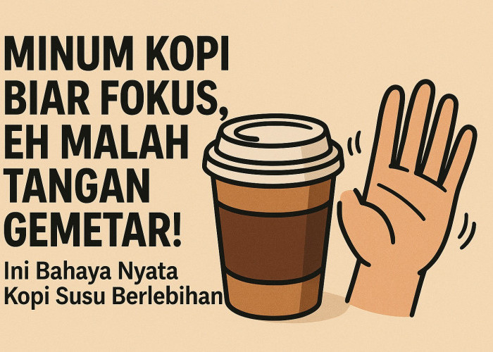 Minum Kopsus Biar Fokus, Eh Malah Tangan Gemetar! Ini Bahaya Paling Nyata Kopi Susu Berlebihan!