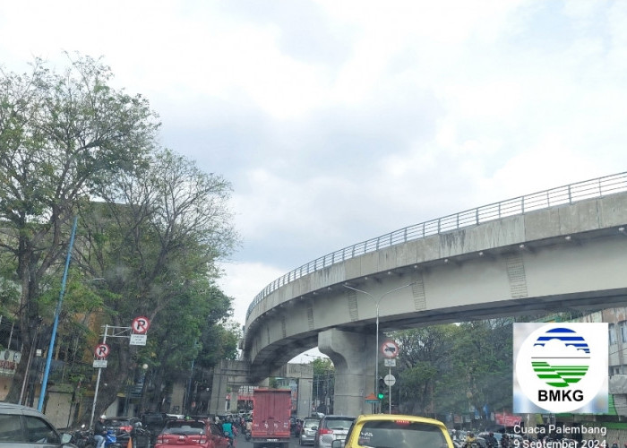 Cek Begini Cuaca Palembang Hari Ini, 9 September 2024  Mulai Hujan Ringan Hingga Berawan Tebal Sepanjang Hari