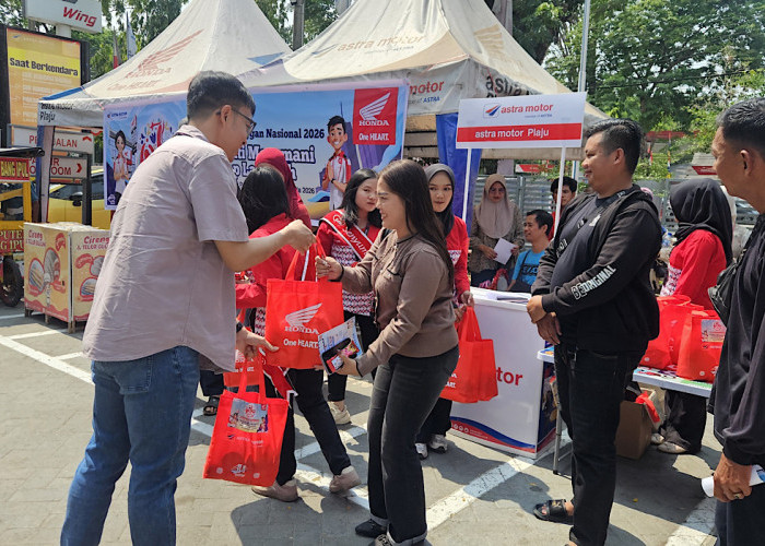 Rayakan Harpelnas, Astra Motor Sumsel Berikan Apresiasi bagi Konsumen Setia Honda