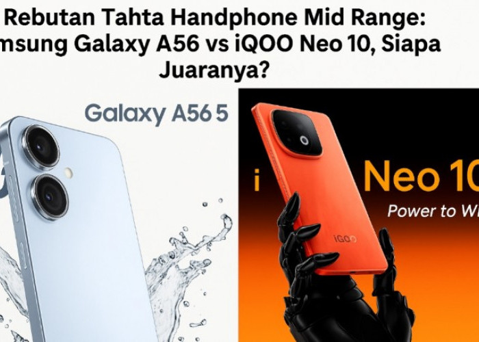 iQOO Neo 10 Versus Galaxy A56, Siapa Juara Ponsel Kelas Mid Range Tahun 2025?
