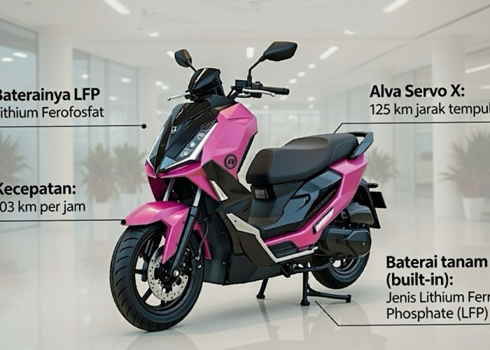 Alva Cervo X Sudah Baterai Tanam Fast Charging, Ngacir 125 Km Jarak Tempuh, Kecepatan Mentok 103 Km Per Jam