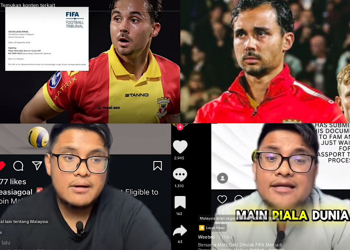 Naturalisasi Mats Deijl Malaysia Ditolak Mentah-metah FIFA, Bukan Moyang Harimau Malaya Tapi Orang Singapura