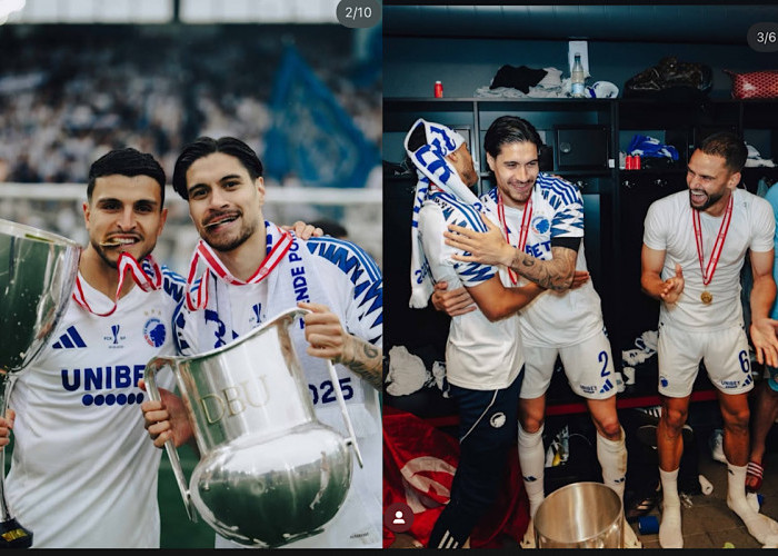 Kevin Diks Sukses Kawinkan 2 Piala Liga Denmark, Hanya 4 Hari Kopenhagen Double Winner 