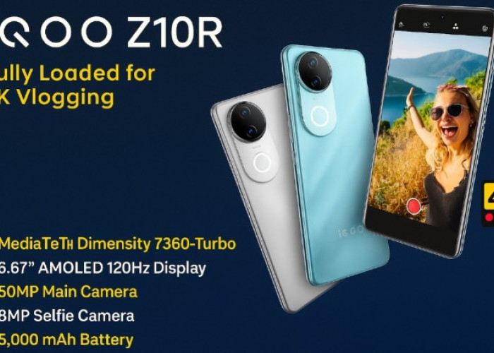iQOO Z10R Resmi Hadir di Indonesia: Andalkan Chipset MediaTek Dimensity 7360-Turbo, Si Gahar Baru di Kelas 5G