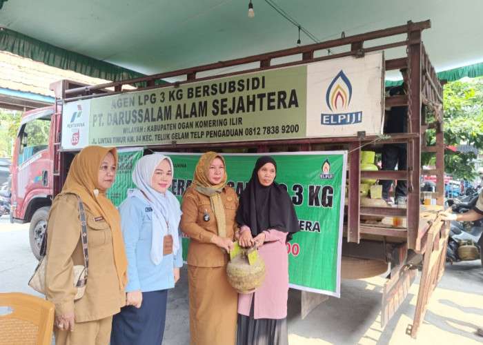 200 Tabung Gas Elpiji 3 Kg Harga Het, Didistribusikan di Kelurahan Cinta Raja Kayuagung