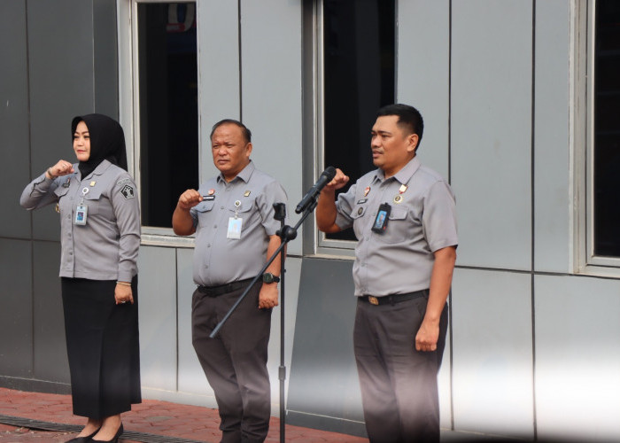Masuki Akhir Triwulan III, Kemenkum Sumsel Pacu Penyelesaian Target Kinerja Lewat Apel Pagi