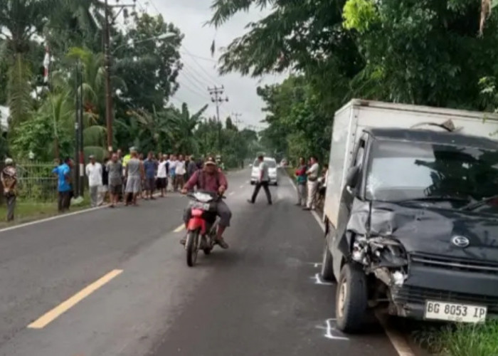 Tabrakan dengan Pick Up, Warga Desa Buluh Cawang Kayuagung Meninggal Dunia di Jalintim 