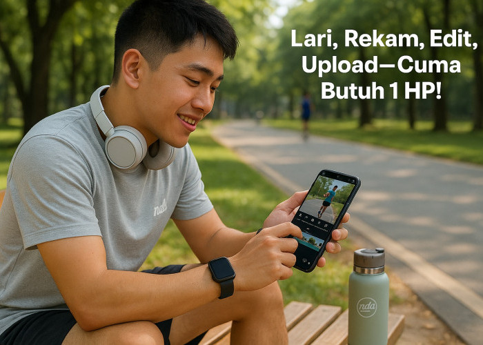  Bikin Editan Konten Lari Lebih Mulus: Coba Samsung Galaxy A35 5G, Jagoan Gen Z Langsung dari Trek