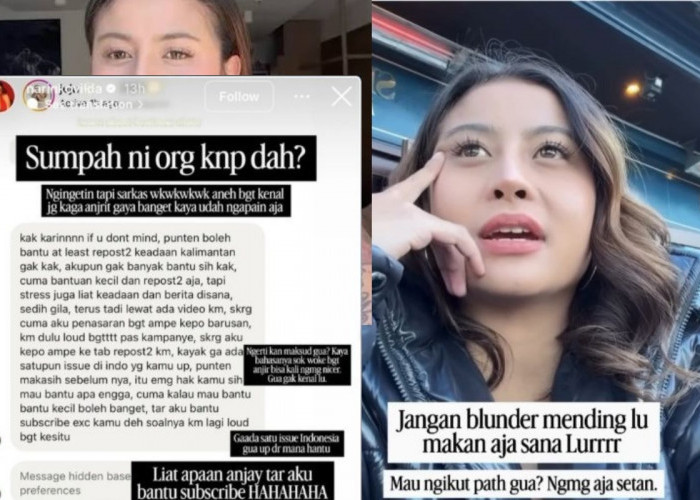 Awkarin Respons Pesan Aa Juju soal Karhutla Kalimantan, Tuai Sorotan