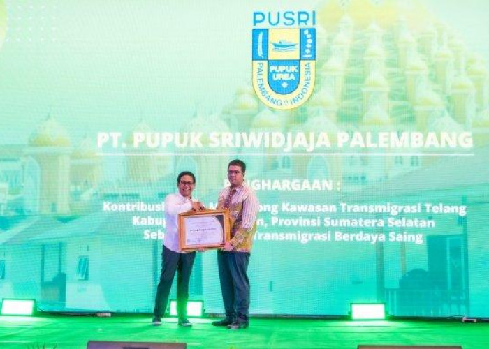 PT Pusri Raih Penghargaan Kemendes PDTT: Dorong Kawasan Transmigrasi Telang Banyuasin Jadi Berdaya Saing