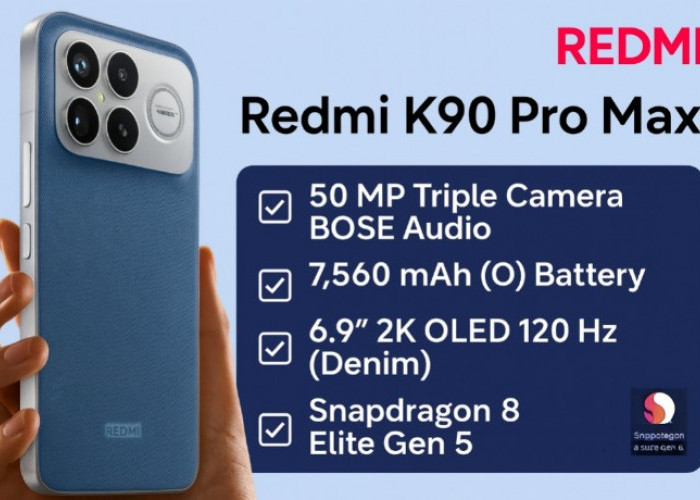 Redmi K90 Pro Max, Unggulkan Performa Premium dan Baterai Raksasa 7.560 mAh