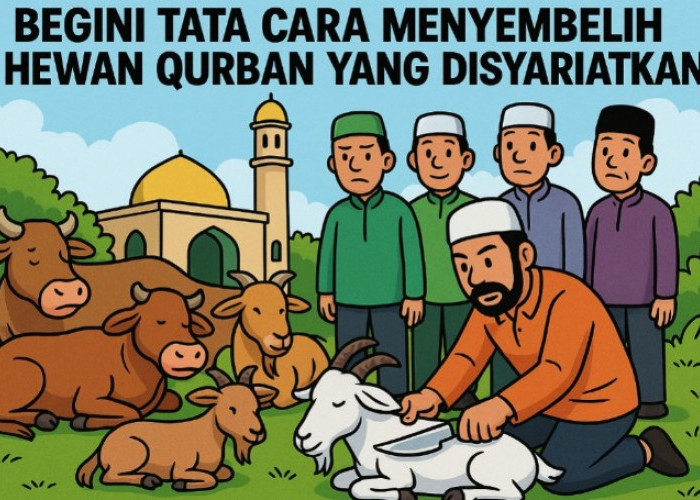 Idul Adha Kian Dekat, Inilah Tata Cara Menyembelih Hewan Qurban Sesuai Syariat Islam