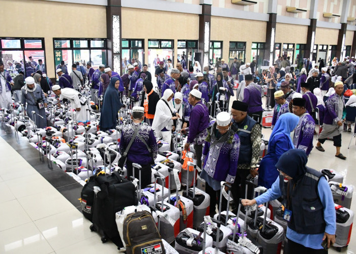 Jemaah Haji Kloter 15 Tiba di Kota Palembang, 22 Wafat dan 7 Masih Dirawat di Arab Saudi