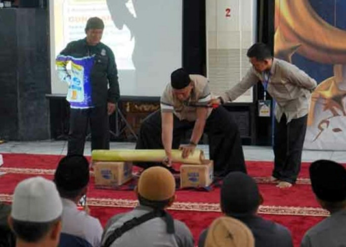 Pengurus Masjid dan Mushala Di Muara Enim Ikuti Pelatihan Penyembelihan Hewan Kurban