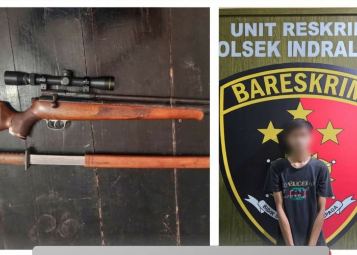 Curi Pedang dan Senapan Angin Milik Mahasiswa, Pemuda Pengangguran di Ogan Ilir Ditangkap Polsek Indralaya