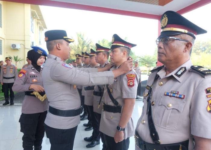 Penyegaran Organisasi Sejumlah Kapolsek di Polres OKI Mutasi