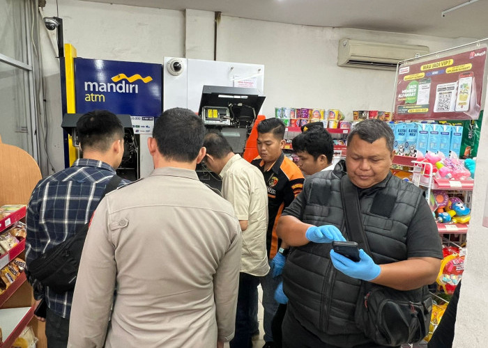 Pintu Tak Dirusak, Polisi Kantongi Ciri-Ciri Pelaku Tunggal yang Bobol 2 ATM di Minimarket Tanjung Barangan 