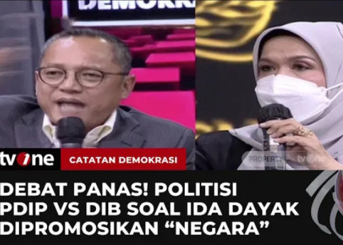 Seru!!! Debat Panas Politisi PDIP dengan Ketum Dokter Indonesia Bersatu, Bahas Pengobatan Viral Ibu Ida Dayak