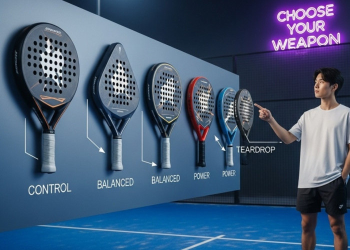 Raket Paddle Beda Banget dari Tenis, Ini Panduan Lengkap Buat Pemula Biar Gak Salah Beli