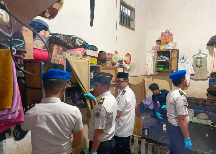 Kanwil Ditjenpas Sumsel Gelar Sidak Insidentil dan Razia di Lapas Tanjung Raja, Nihil Narkoba dan Handphone