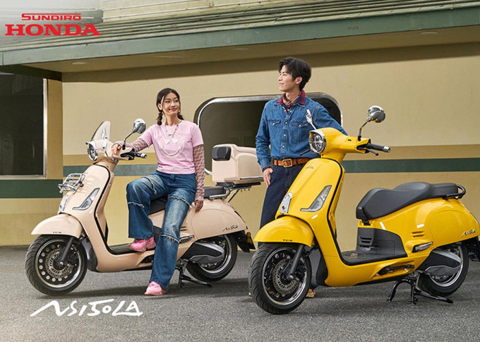 Honda Luncurkan Motor Baru NS150LA di Tiongkok, Tampilan Mirip Vespa