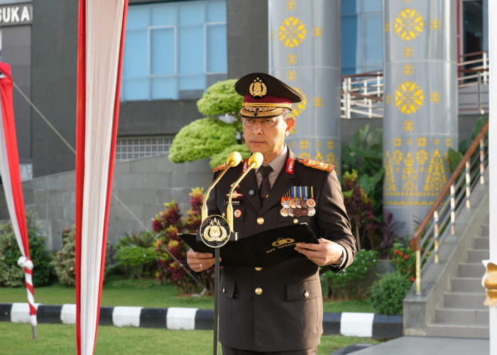 Polda Sumsel Gelar Upacara Hari Ulang Tahun Republik Indonesia ke-80, Dipimpin Wakapolda
