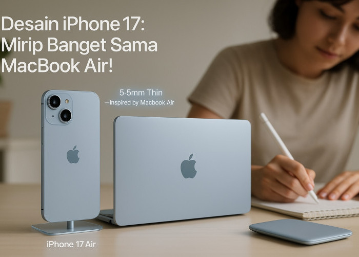 Desain iPhone 17 Bocor Total, Netizen Langsung Bandingkan Sama MacBook Air!