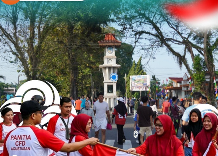 Besok CFD di Kayuagung Ada Pembagian Bendera Merah Putih Sambut Agustusan