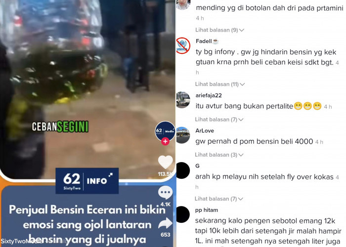 Busyet! Beli Bensin Eceran Ceban Dapatnya Cuma Secuil Bikin Driver Ojol Ini Auto Emosi