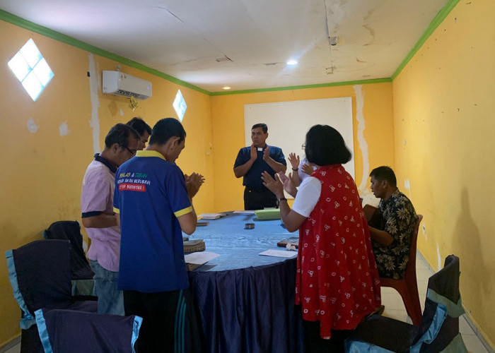 Ibadah Hari Kenaikan Yesus Kristus dan Penjamuan Kudus 2025 di Lapas Narkotika Kelas IIA Muara Beliti
