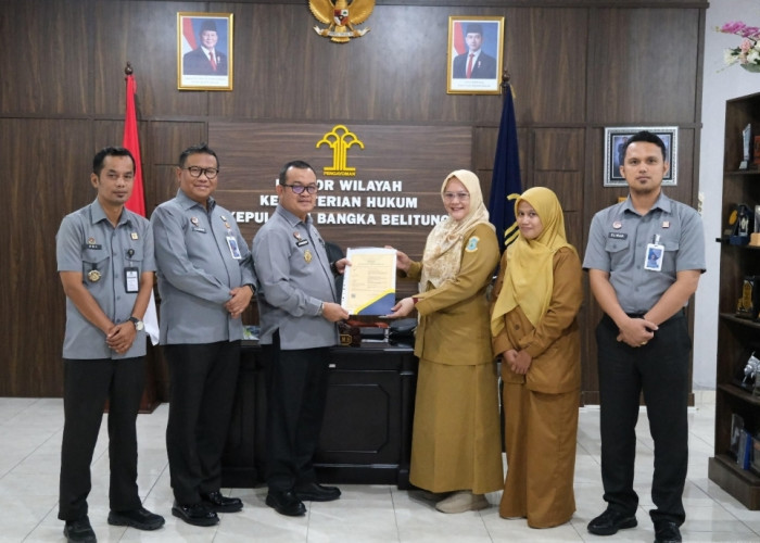 Kemenkum Babel Dampingi Pencatatan Hak Cipta Sinona Hati, Inovasi Puskesmas Pangkalbalam 